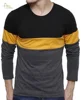 Hot Selling Latest Design Colorful Long Sleeve Men's t shirts