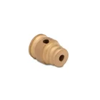 custom knurled brass coated carbon steel cnc machining parts for tattoo machine