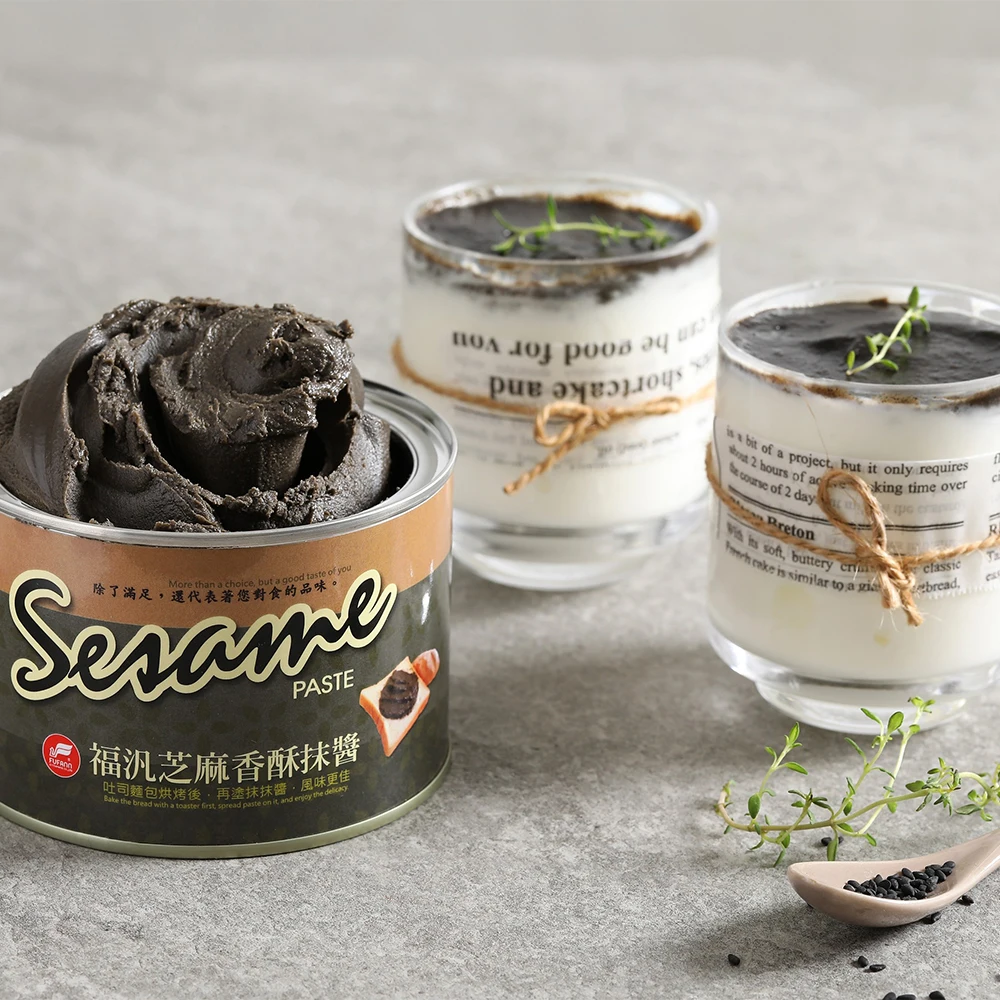 tahini black sesame paste, cream, spread, jam, sauce 450g