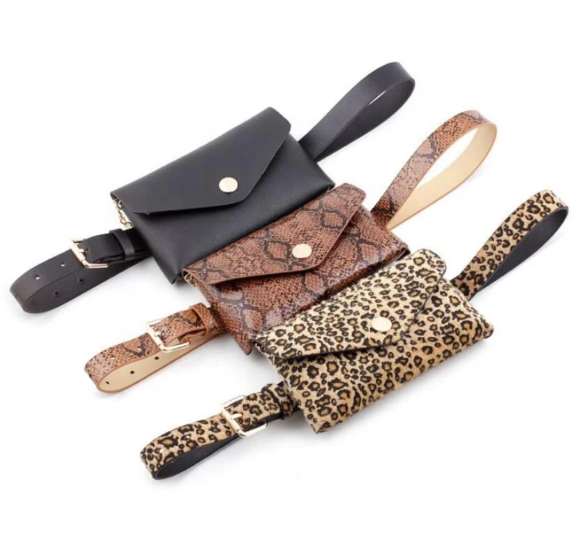 leopard waist belt