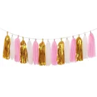 Paper tassel color tassel wedding wedding decoration wedding room layout children's birthday party decorations