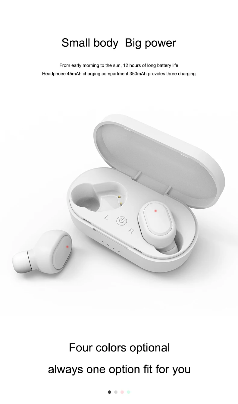 BT 5.0 TWS M1 Earbuds with Charging Case - ANKUX.COM
