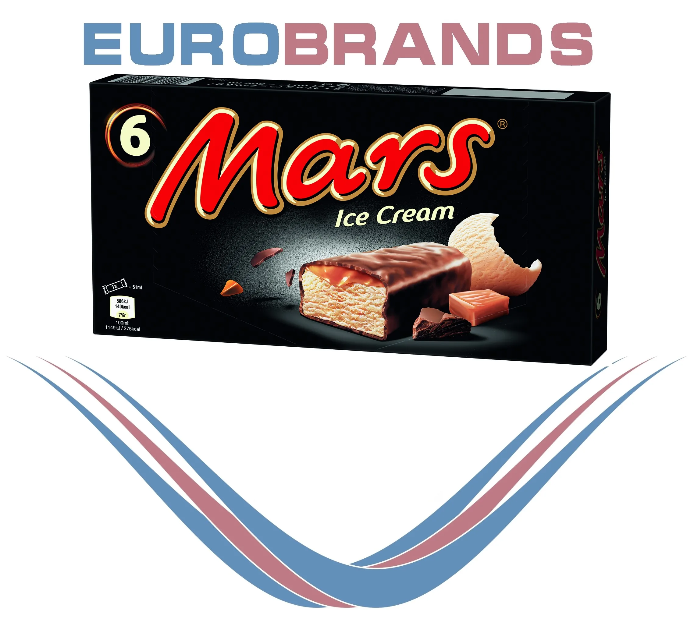 Мороженое Mars батончик 12*(6x41.8г) (5000159397285)