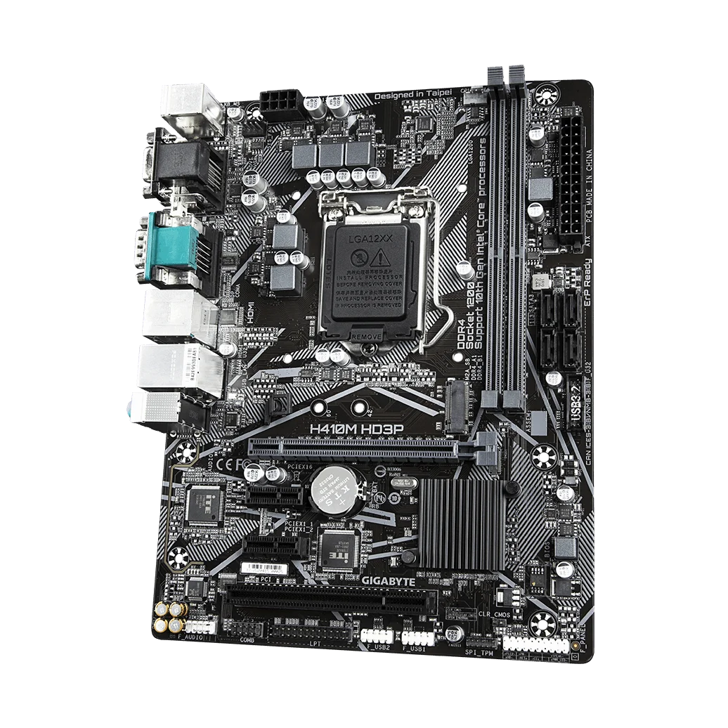 gigabyte motherboards gigabyte h410m hd3p for gaming desktop h