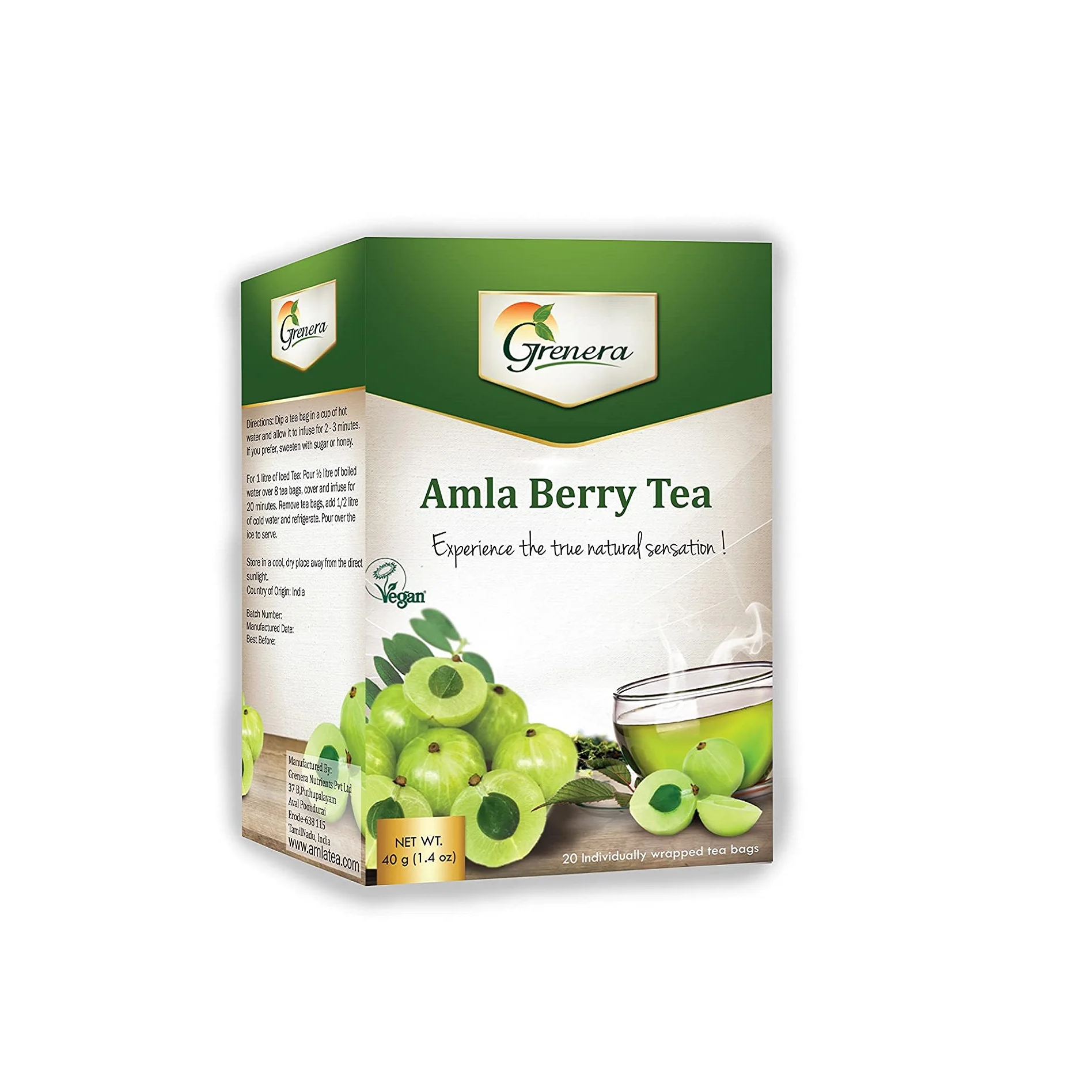 New Arrival Indian Amla Fruit Instant Flavor Tea Best Quality Energy