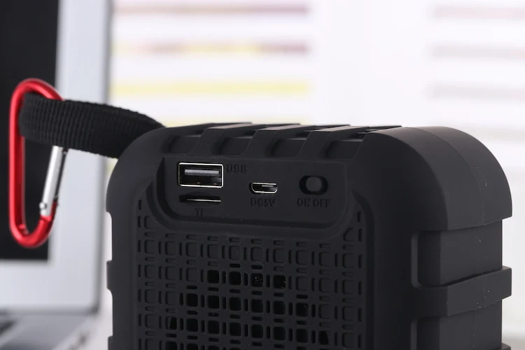 New Arrival Outdoor Sport Bluetooth Speaker With Portable Ring FM SD Card AUX USB Music Play - ANKUX.COM