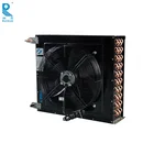 Good Price Industrial R134a R404a Deep Freezer Cold Storage Room Air Cooled Blue Fin Type Copper Condenser Manufacture