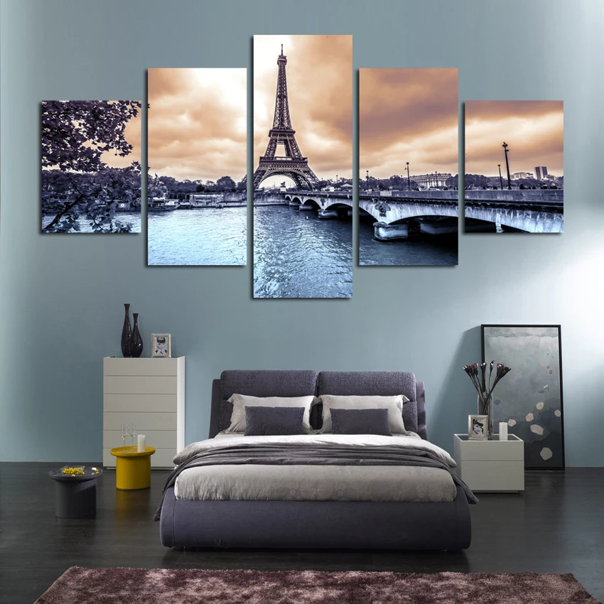 Hd Printed The European Cities Construction Scenery Canvas Painting Room Decor Print Poster Modular Wall Oil Paintings Buy Blank Wall Decor Frame