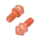 small lots custom cnc copper machining parts knurled screws for tattoo machine