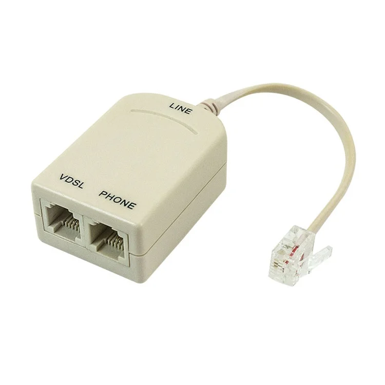 Vdsl Adsl Inline Splitter Filter For Phone Modem Buy 2 Ports Dual Dsl