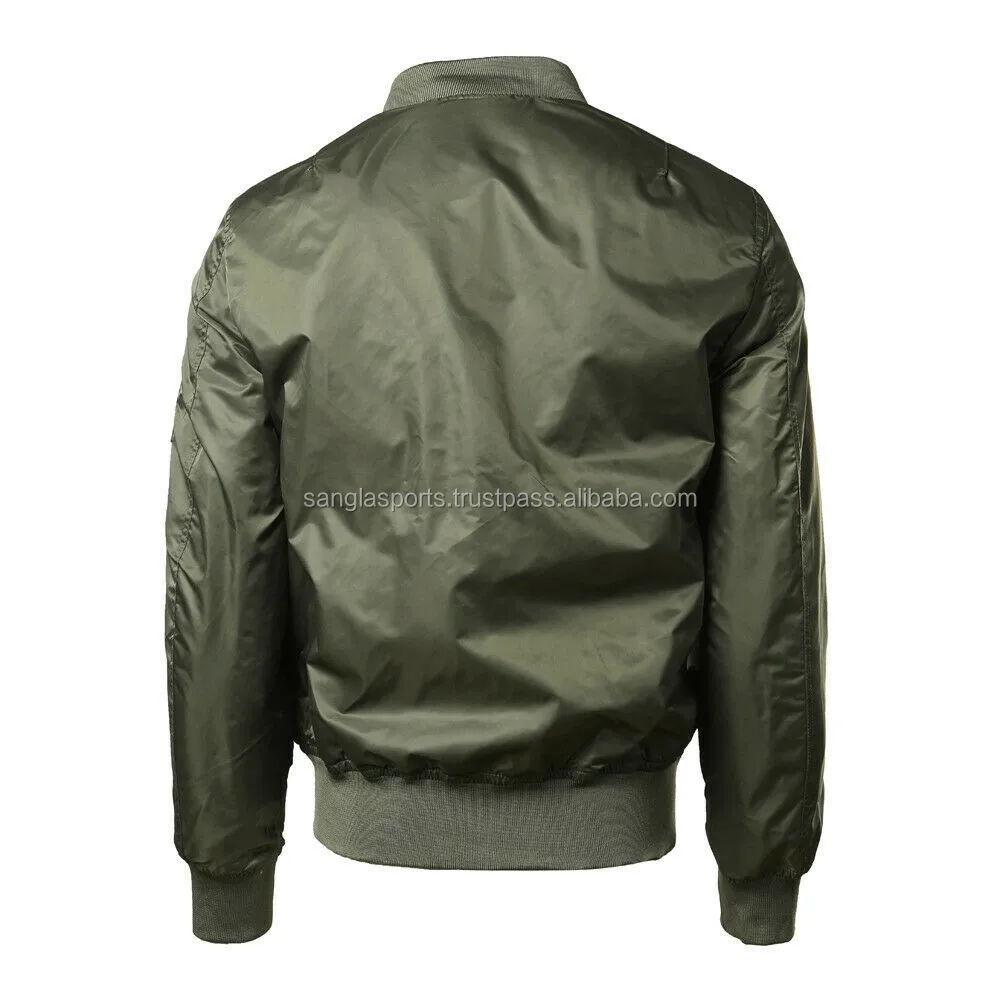 custom wholesale 100 polyester satin varsity bomber baseball