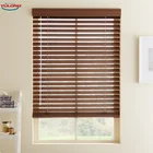 YL 2" classical horizontal style top quality timber blinds for window coverings