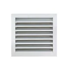 Ventilator Aluminum Weatherproof Outside Wall Vent Air Louver Fresh Intake Rainproof Outdoor Louver