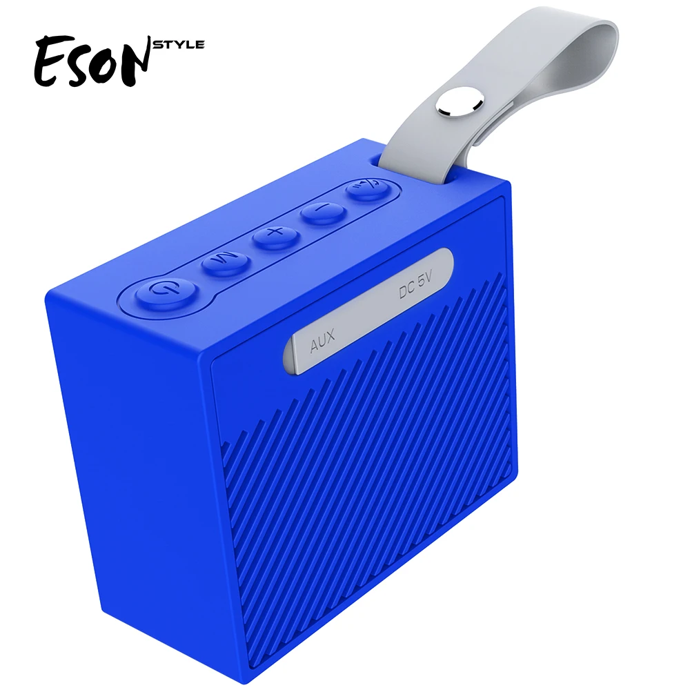 Eson Style Retro Dual LED Digital Alarm Clock FM Radio with Stereo Sound Wooden Wireless Bluetooth Speaker - ANKUX.COM