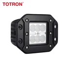 4x4 led lights 18W Work Light Flush Mount Auxiliary Driving Lights LED Pod Lamps High Lux Flood Beam