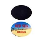 Egypt Red Sea Hurghada Beach Charms Refrigerator Magnets OEM Souvenir Oval Travel Hurghada Fridge Magnet