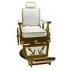 Great New European Styling Heavy Duty Gold & white Recline Barber Chair Salon Chair Styling Chair GB-30