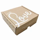Padded Custom Logo Brown Low Moq Mailer Cardboard Shipping Box