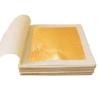 8 x 8 cm 250g/10000 pcs 99% Chinese Gold Foil Facial Mask Food Decoration Ice cream Genuine Edible 24K Gold Leaf Paper