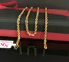 Fine Jewelry 18 Kt Hallmark Real Solid Genuine Yellow Gold Silken Rope Necklace Chain 22 inches 9.780 Grams