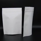 PLA 生分解性コーンスターチ環境にやさしい包装ホワイトクラフト紙コーヒー食品自己シールバッグ