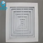 industrial square air vent ceiling adjustable air conditioning diffuser
