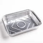 Food Aluminium Disposable Tray Factory Wholesale Food Grade 1070ml Aluminum Foil Food Container 9 Inch Disposable Foil Dish