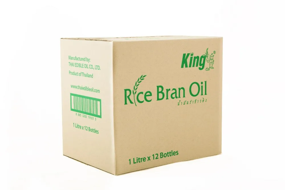 1l pet bottle refined rice bran oil (king brand)