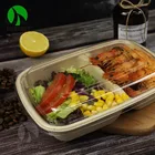 FDA Food Microwavable Rectangular Paper Bowl
