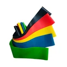 Hot Selling Durable Custom Logo Fitness Yoga Nature Rubber Elastic Exercise Resistance Loop Bands