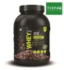 Custom Label organic Whey protein isolate powder with natural sweetener and digestive enzymes .