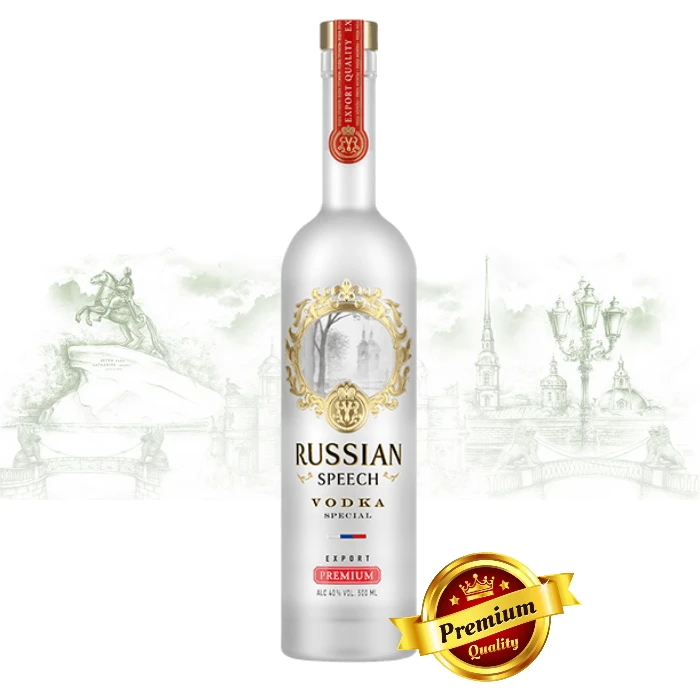 वोदका रूसी भाषण 0.5L रूसी/कांच की बोतल शराब araq wodka Votka vodca बेलुगा smirnoff finlandia रूसी कीमत वोदका