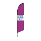 2020 MJVBA State Championships fabric feather flag