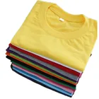 Manufacturer printing Cotton Custom men and women T shirts Short Sleeved blank T shirt
