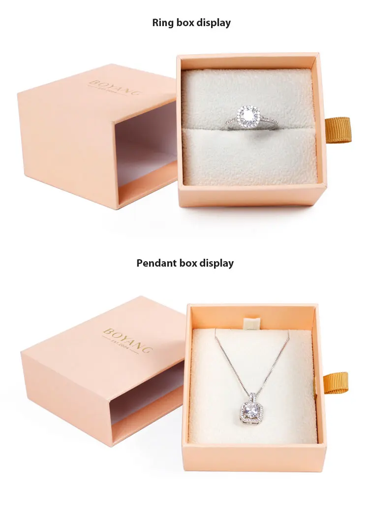 new design logo drawer jewellery earring packaging bracelet box