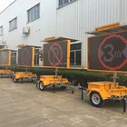 ODM LED Display Board Manufacturer Solar Battery Power Mobile Variable Traffic VMS LED Message Sign Trailer
