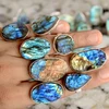 Natural gemstone rings rose gold ring labradorite druzy silver overlay o ring for wholesale price couple rings love forever