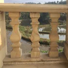 Natural Yellow Wood Sandstone Pillar Sandstone Decoration