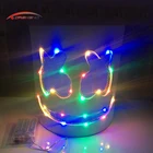 DaSheng Sound Activated EL Full Head Helmet Music Marshmello DJ Mask