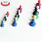 Customized Multi Sizes Disc Neodymium Magnet Magnetic Push Pins For Stationery Magnet