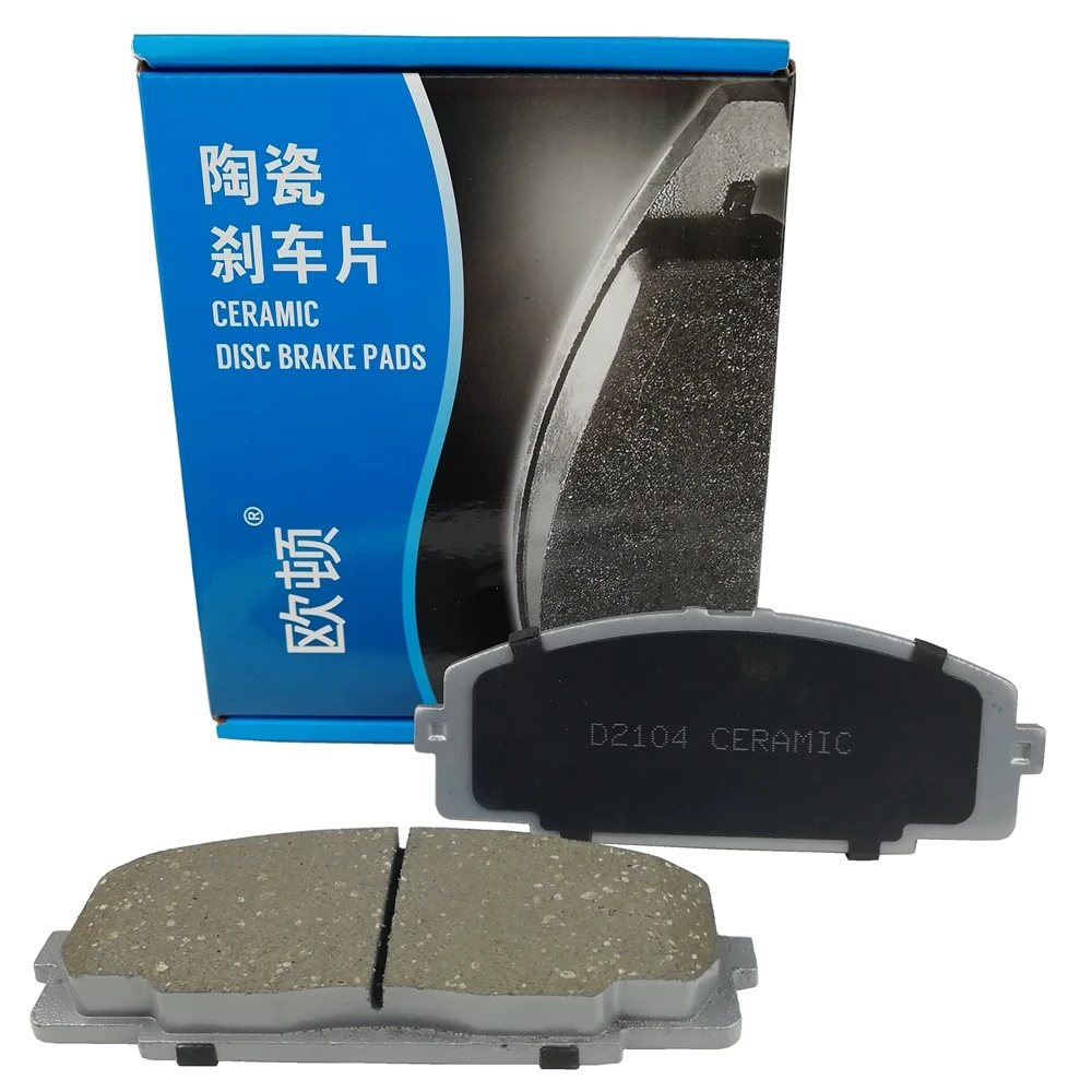 D2104 good brake pad quality ceramic pad brake for toyota