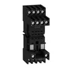 RXZE2M114M Zelio Relay Socket RXZ Mixed Contact 10A < 250V Connector for Relay RXM2, RXM4 DIN Rail Screw 14 Pins
