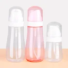 30ml 50ml 100ml White Pink Plastic Refillable Empty Atomizer Spray Car Perfume Bottle Design