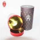 Packaging Metal Tin Box Round Food Storage Container Christmas Party Candy Package Boxes