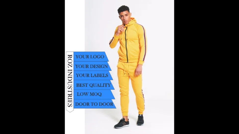 fitted tracksuit unisex for men 2 piece sweatsuit jogging sports