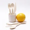 Best Seller Birch Smooth Wooden Cutlery Sets Knife Fork Spoon for Christmas