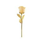 Memento Crystal Craft Engagement Take Away Wedding Door Gifts Gold Crystal Rose