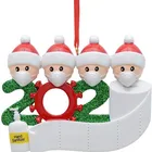 Family 2020 Christmas Ornaments Quarantine Christmas Party Decoration Gift Product Survivor Family