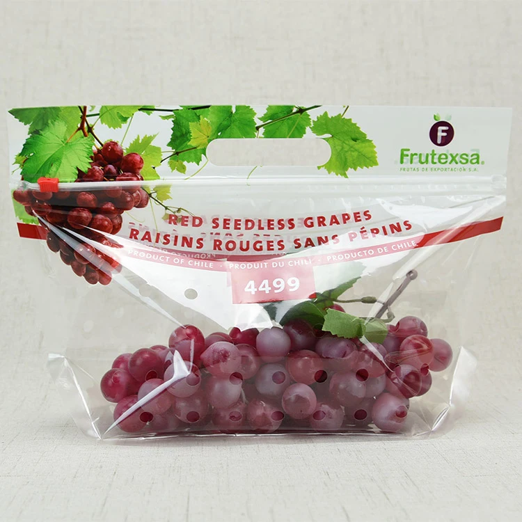 Clear Mango Grape Package Bag Fruit Vegetable Fresh Keeping Packaging Bag