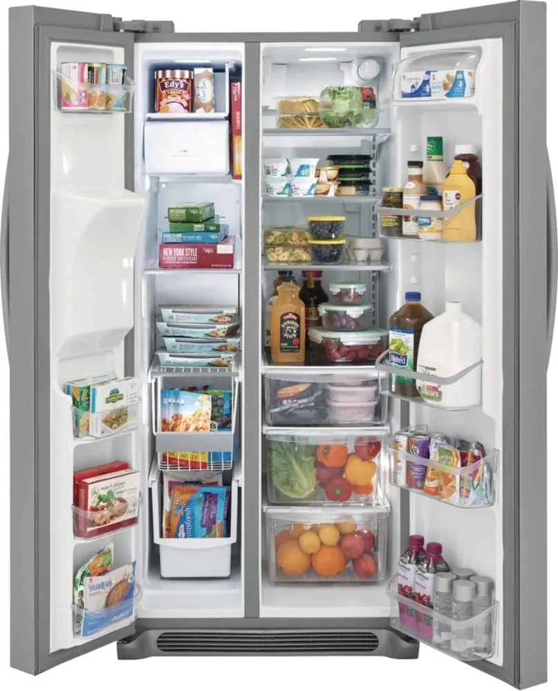 used big capacity bcd-598 side by side refrigerator no frost